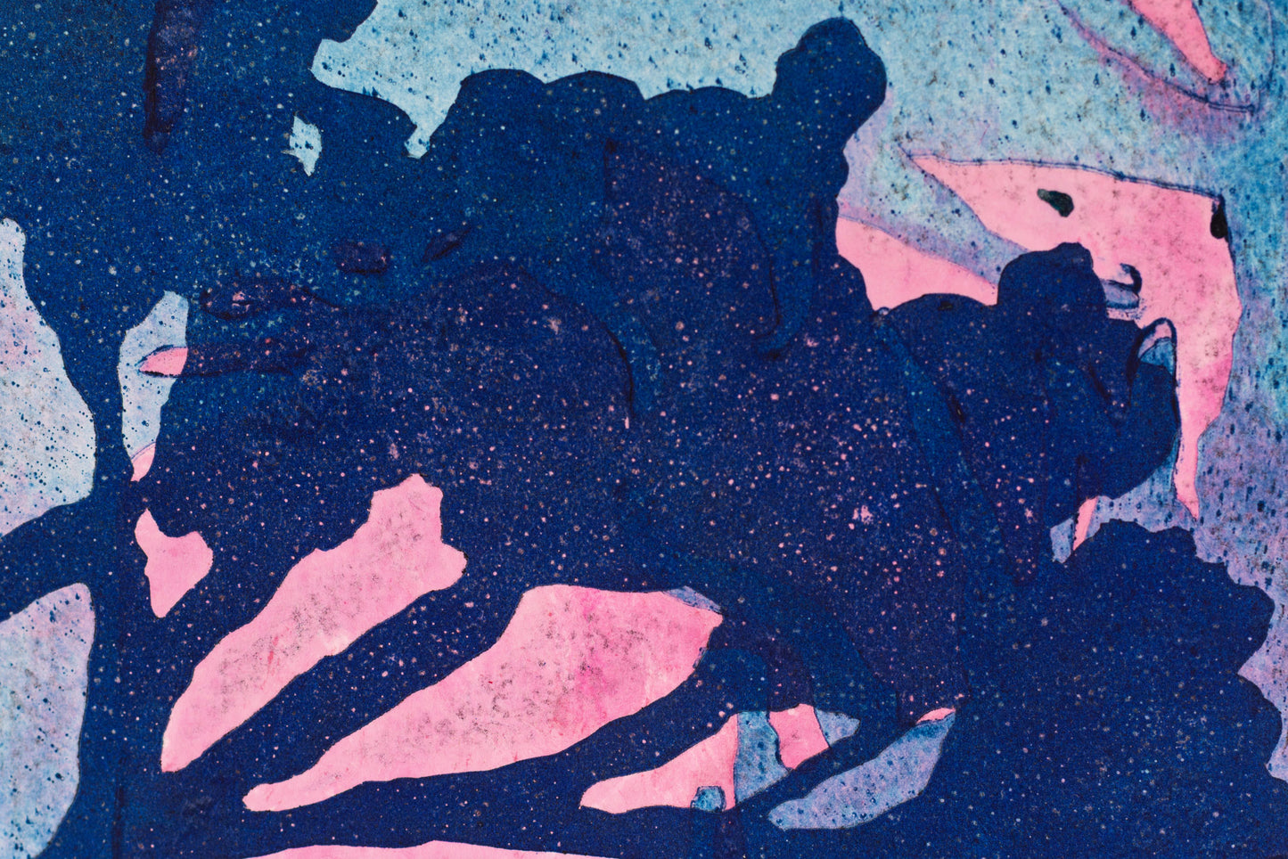 Pink Evening, 54 x 54 cm