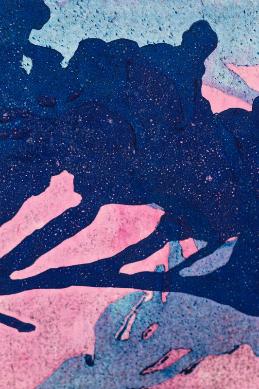 Pink Evening, 54 x 54 cm