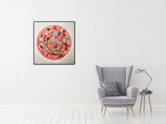 Lollipop, 100 x 100 cm