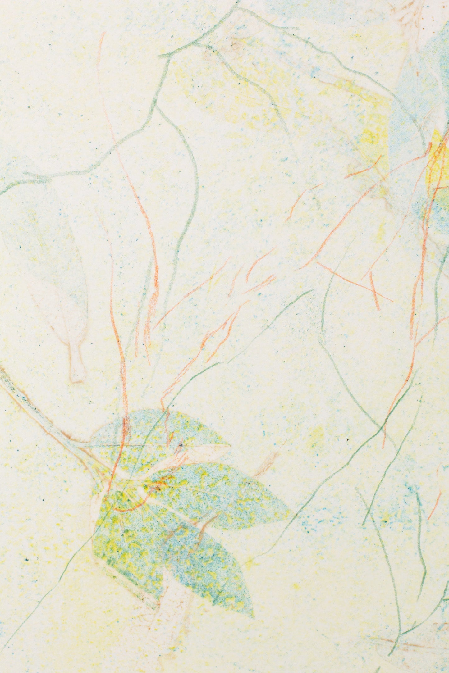 Hand in the Bushes, 54 x 78 cm - Verkauft