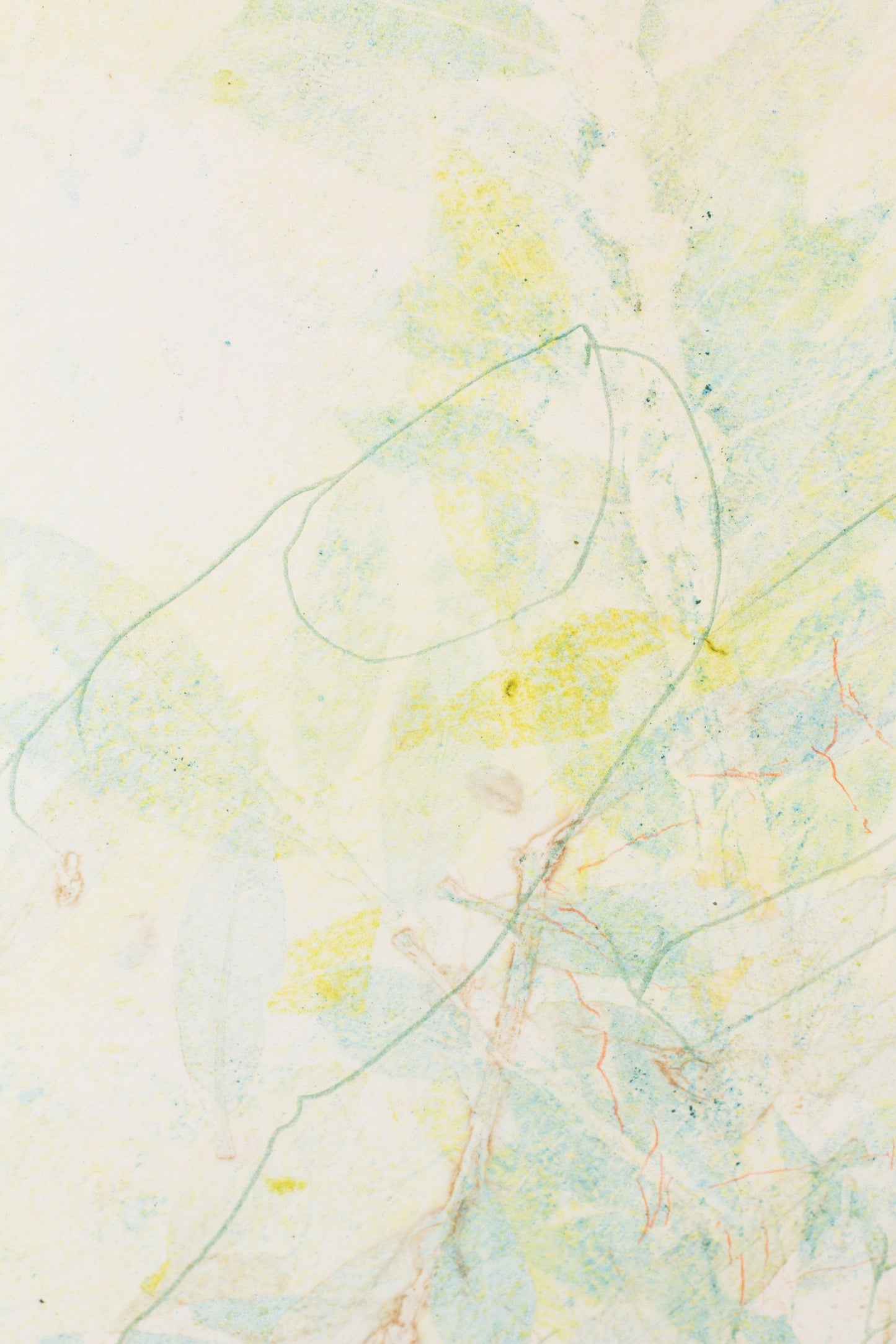 Hand in the Bushes, 54 x 78 cm - Verkauft