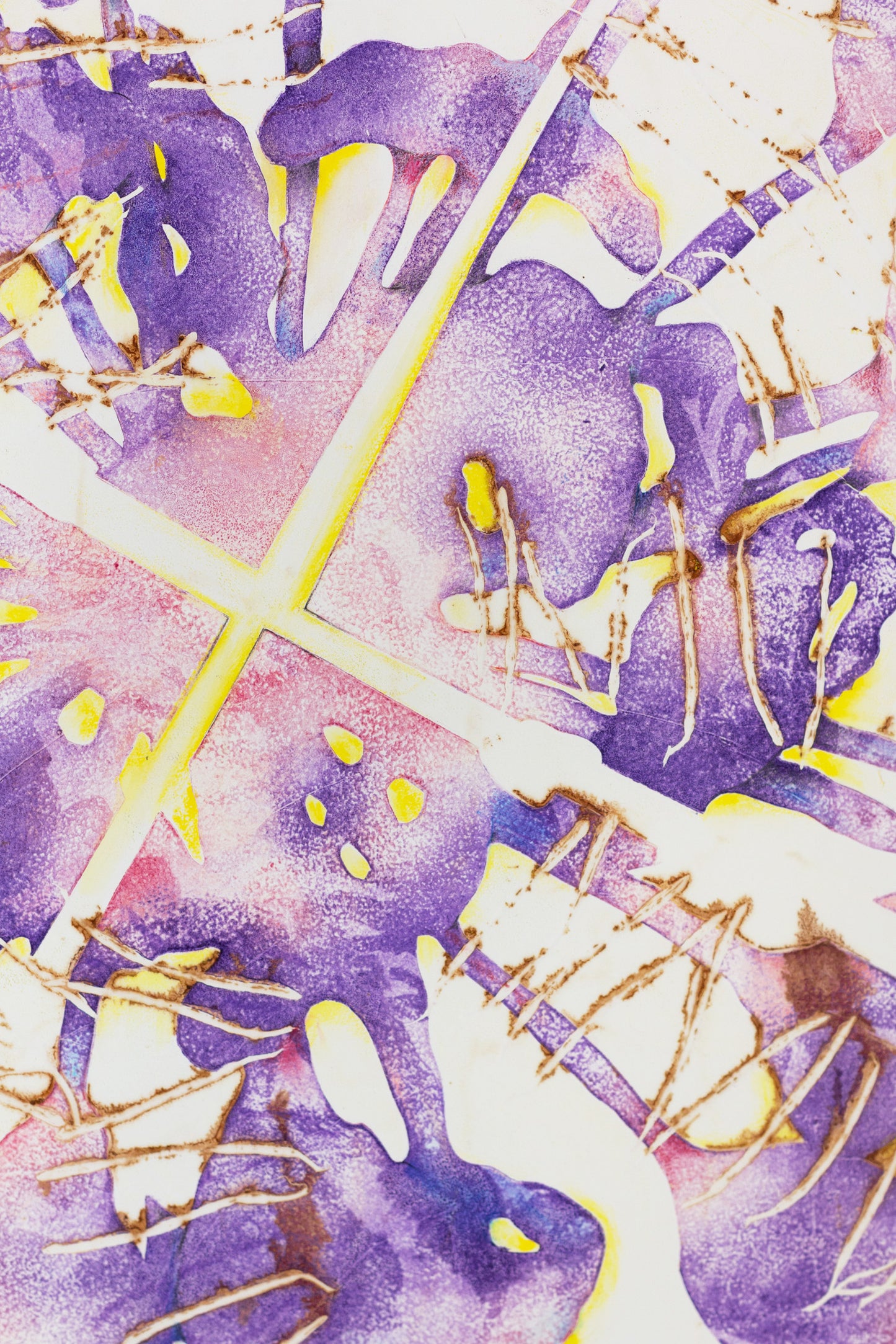 Auf Sendung, 120 x 90 x 1 cm