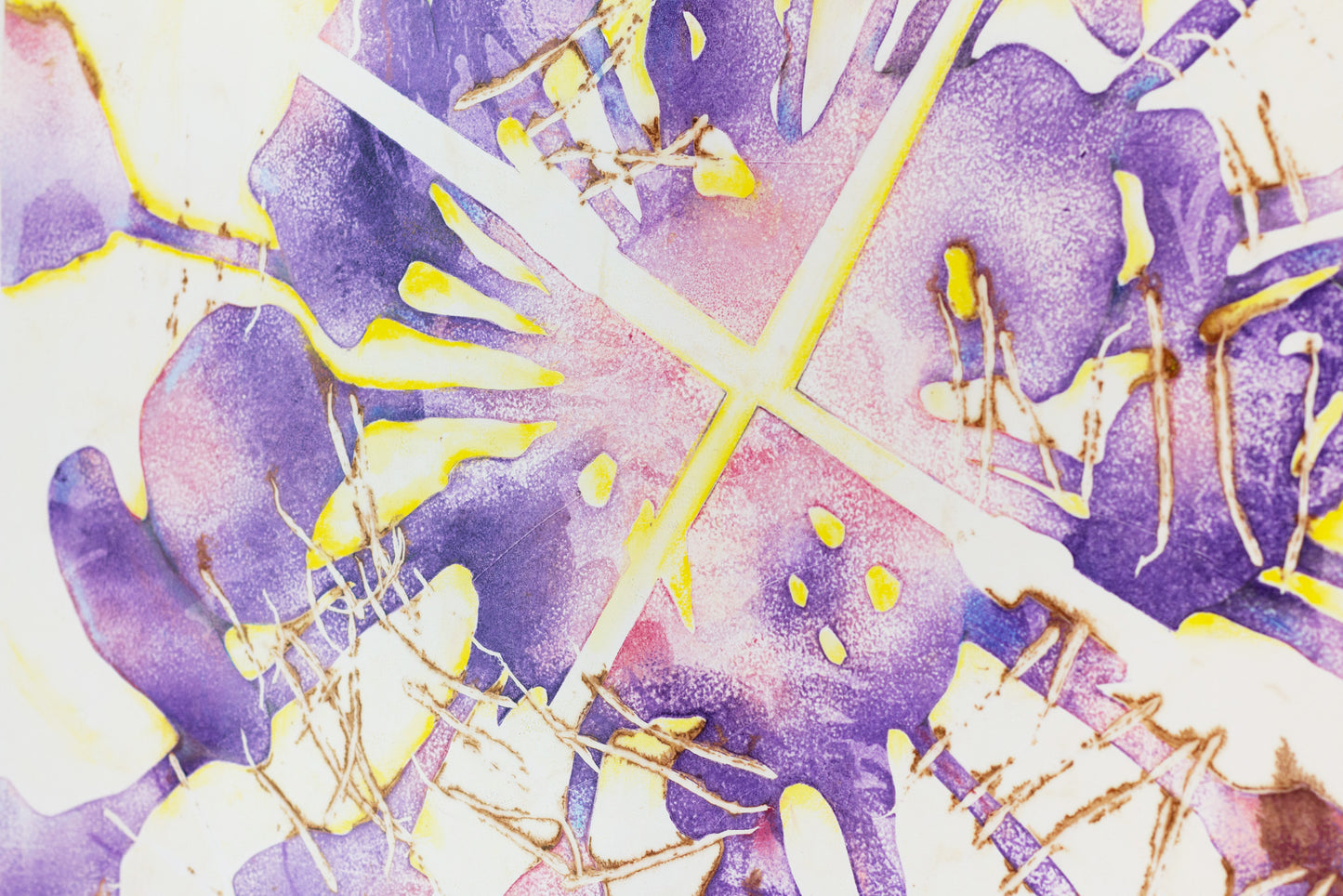 Auf Sendung, 120 x 90 x 1 cm