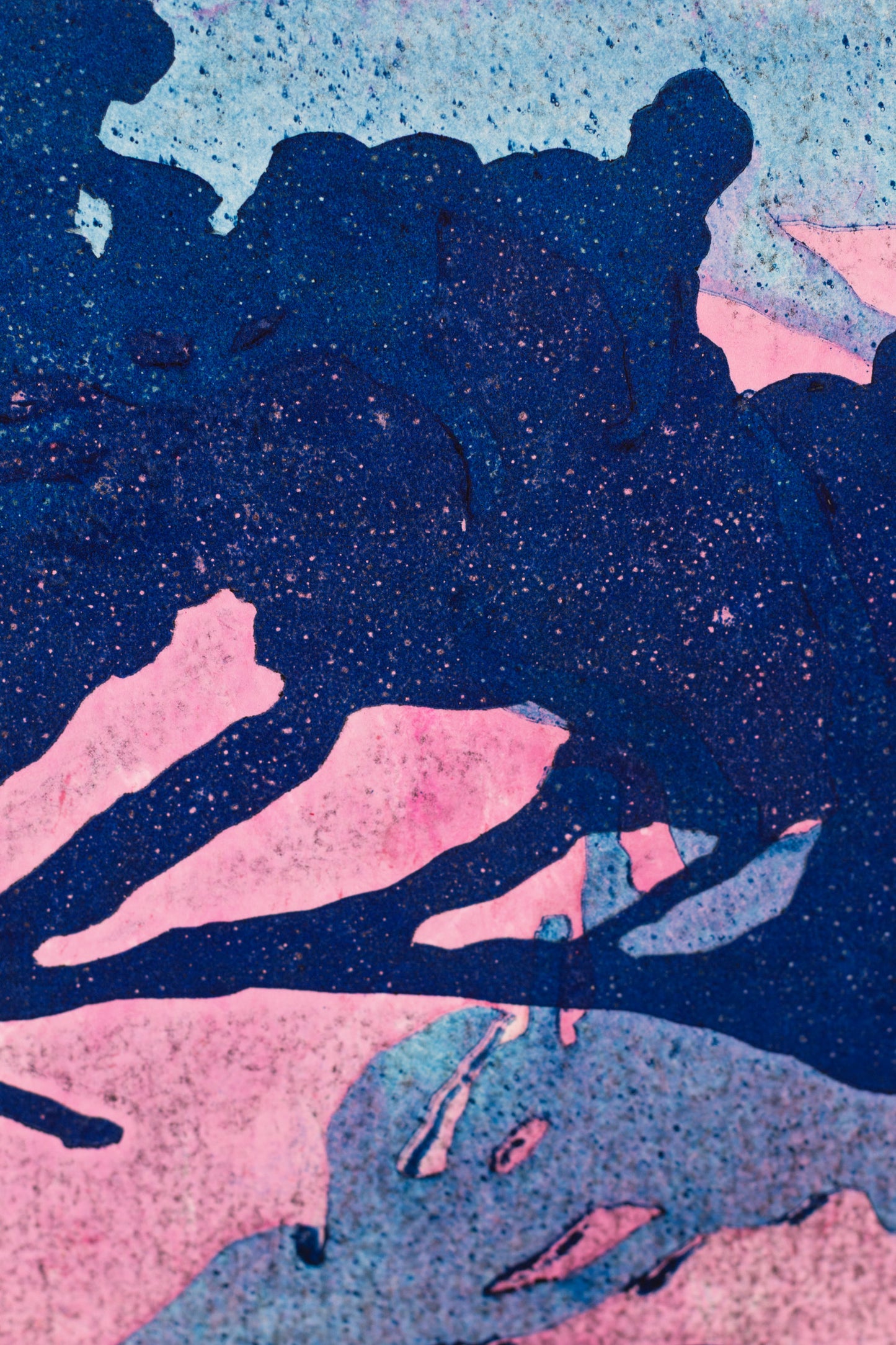 Pink Evening, 54 x 54 cm