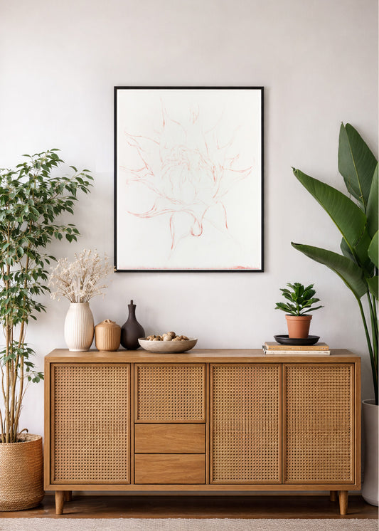 Tender Sunflower, 58 x 70 cm